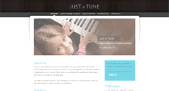 Desktop Screenshot of justntune.com