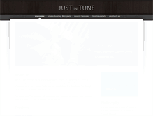 Tablet Screenshot of justntune.com